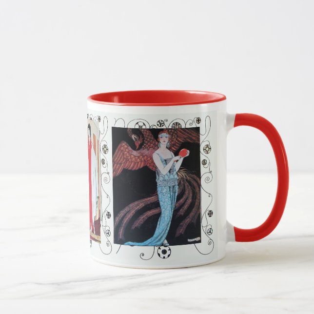 SCHÖNHEIT UND PHOENIX, MODERNER DESIGNER MACHEN KÜ TASSE (Rechts)