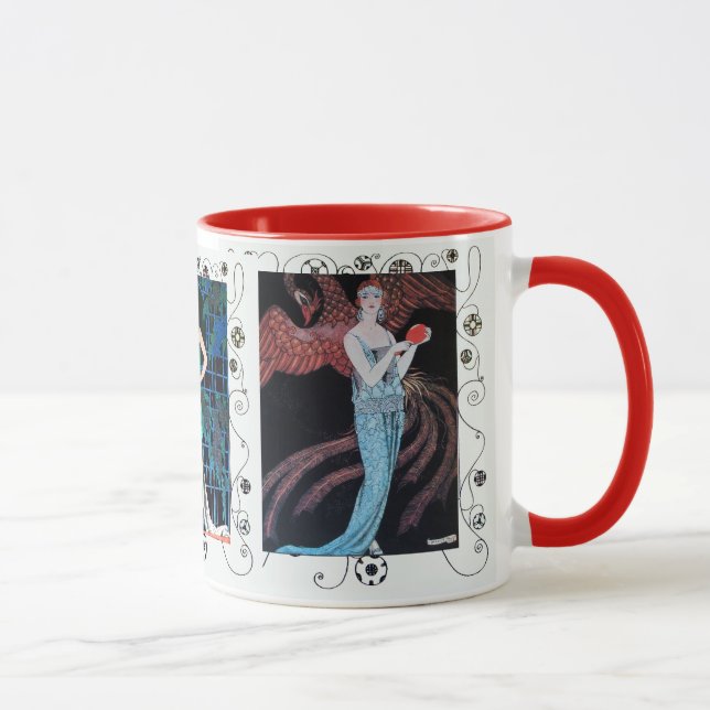 SCHÖNHEIT UND PHOENIX, MODERNER DESIGNER MACHEN KÜ TASSE (Rechts)