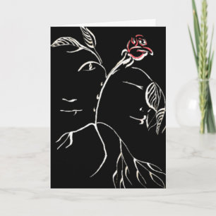 Schönheit und Rose der Tiere Karte