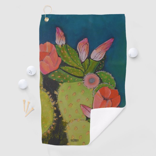 Schönheit und Rüstung Golf Handtuch (Insitu)