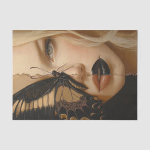 Schönheit und Schmetterlinge Blonde Edition8 Seidenpapier