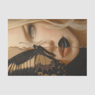 Schönheit und Schmetterlinge Blonde Edition8 Seidenpapier