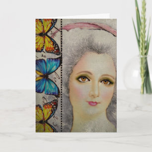 Schönheit und Schmetterlinge Karte