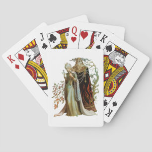 Schönheit und Tierspielkarten Spielkarten