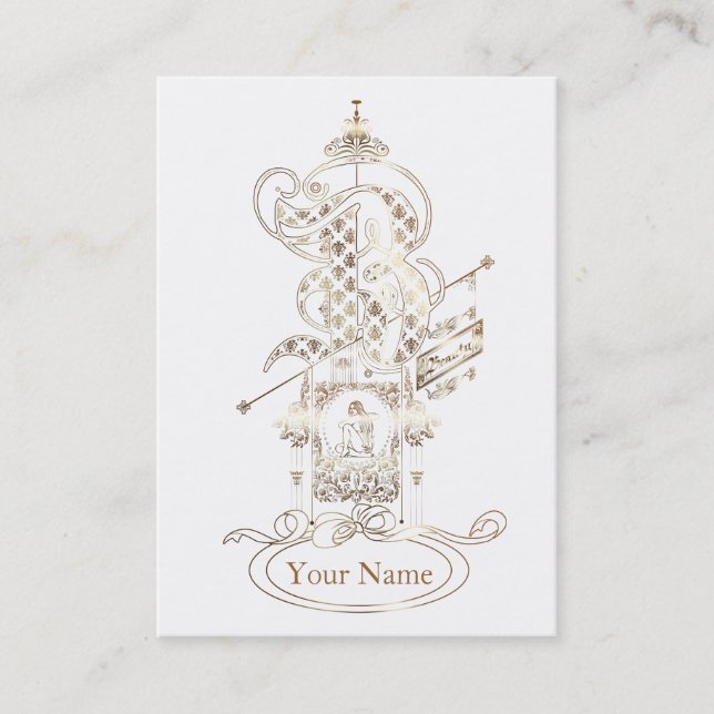 Schönheit - Visitenkarte (Vorderseite)