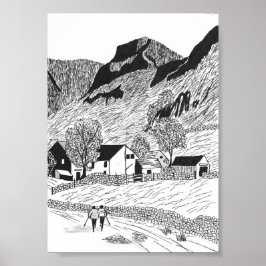 Schönheit von Borrowdale Poster
