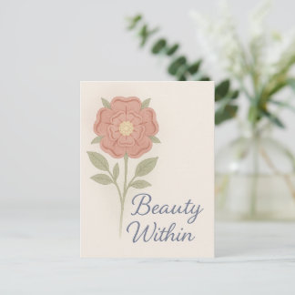Schönheit von Innen — Schlüsselanhänger Postkarte
