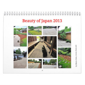 Schönheit von Japan - Zen arbeitet 2013 im Garten Kalender
