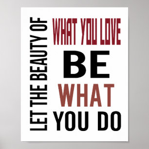 Schönheit von (Standard-Bildformat) Poster