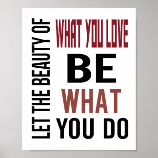 Schönheit von (Standard-Bildformat) Poster