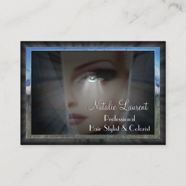 Schönheits-Freifrau Unique Hairstylist Salon Visitenkarte (Vorderseite)