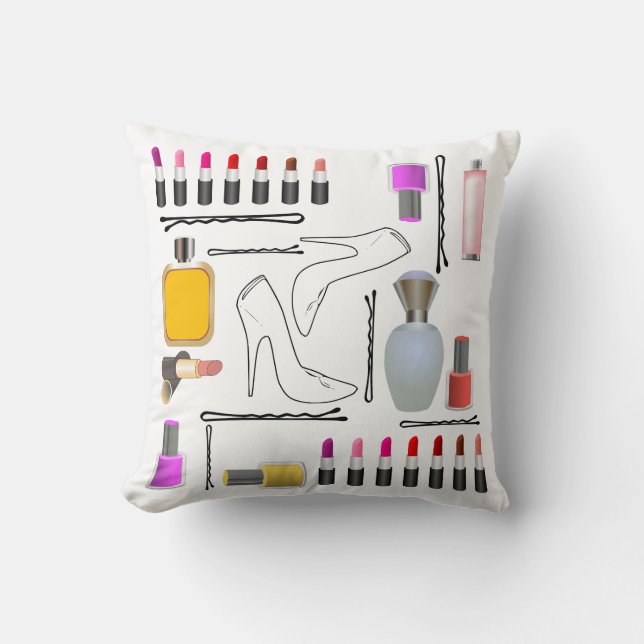 Schönheits-Königin-Kissen Kissen (Vorderseite)