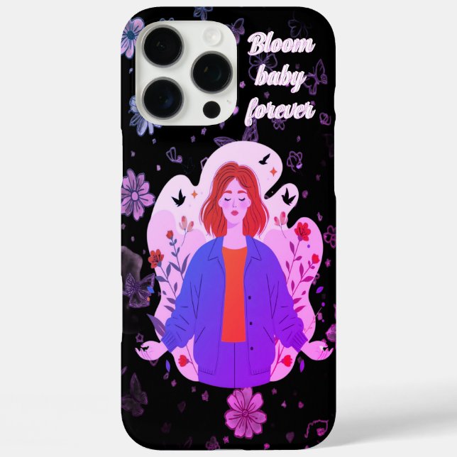 Schönheits Mädchen blühen für immer iPhone-Hülle S Case-Mate iPhone Hülle (Rückseite)