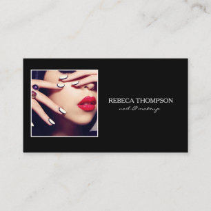 Schönheits-Salon-Nagel u. Make-up Profesional Visitenkarte