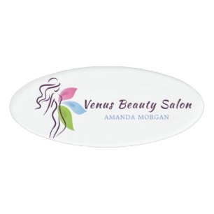 Schönheits-Salon-Wellness-Center-Logo-Entwurf Namenschild