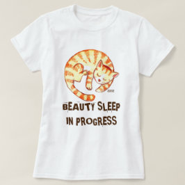 "Schönheits-Schlaf-laufendes" lustiges T-Shirt