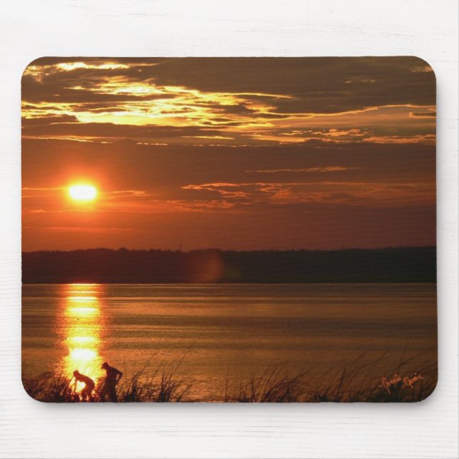 Schönheits-Sonnenuntergang - Mausunterlage Mousepad (Vorne)