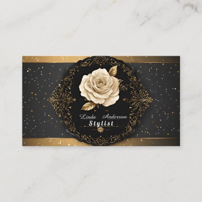 Schönheits- und Pflegesalon Visitenkarte (Vorderseite)