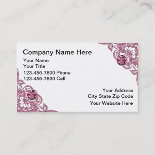 Schönheits-Visitenkarten Visitenkarte