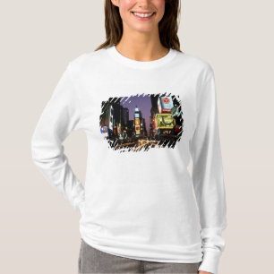 Schönheitsfarbe und Energie der berühmten Times T-Shirt