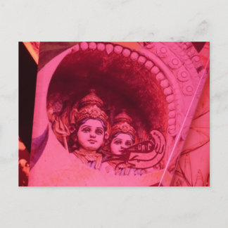 Schönheitsindizes in Kristall Postkarte