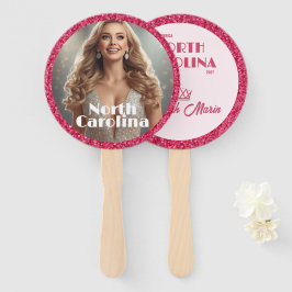 Schönheitskonkurrenz-Fan-Waver Pink Berry Sparkle Fächer