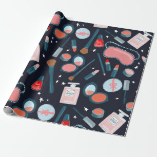 Schönheitskosmetik-Muster Navy-Geschenkverpackung Geschenkpapier
