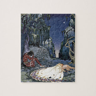 Schönheitsprinzessin Vintage Magie Romantik Puzzle