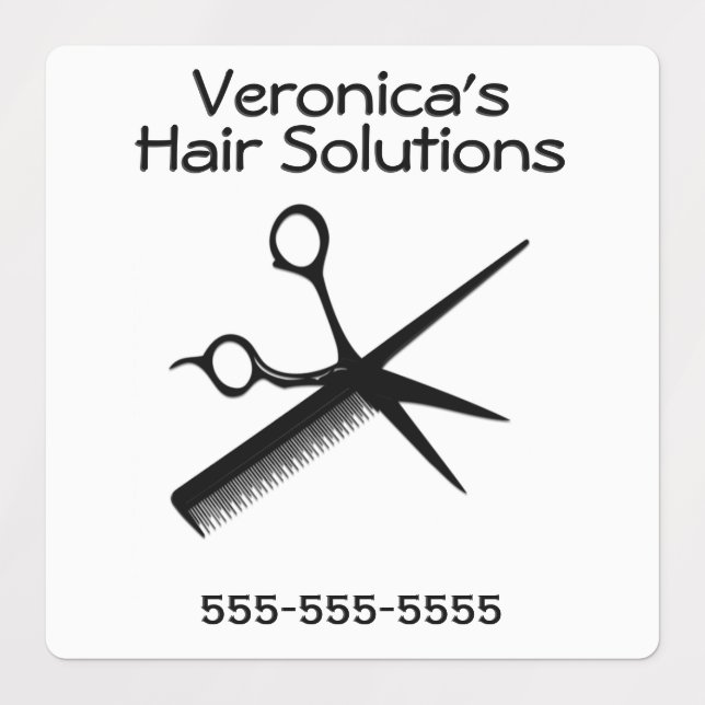 Schönheitssalon Etiketten (Design 1)