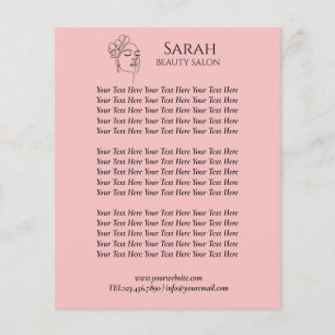 Schönheitssalon Flyer