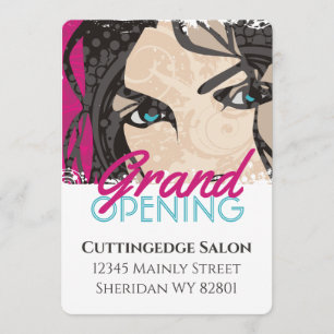 Schönheitssalon für Friseursteine Einladung