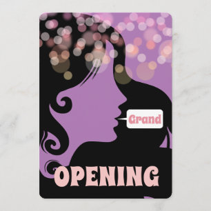 Schönheitssalon für Friseursteine Einladung