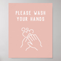 Schönheitssalon Hygiene waschen Sie sich bitte die