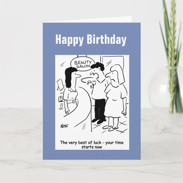 Schönheitssalon - Ihre Zeit beginnt... jetzt! Karte (Vorderseite)