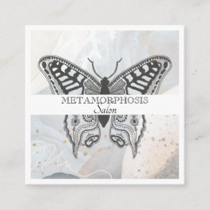 Schönheitssalon Makeup Hair Transformierter Schmet Quadratische Visitenkarte