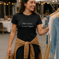 Schönheitssalon Miss Sassy ist auf der Bühne