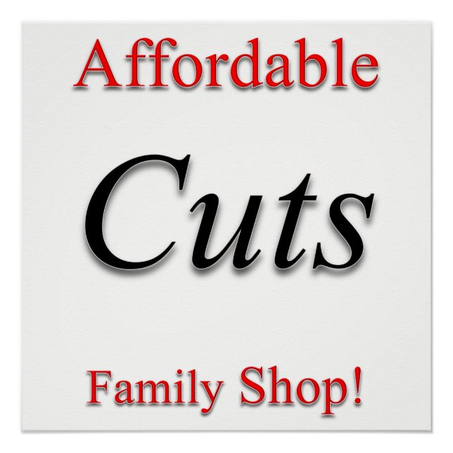 Schönheitssalon, Nagelsalon, Friseursalon Poster (Vorderseite)