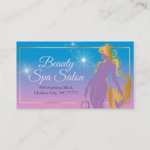 Schönheitssalon Wellness-Center Salon Mermaid Ill Visitenkarte