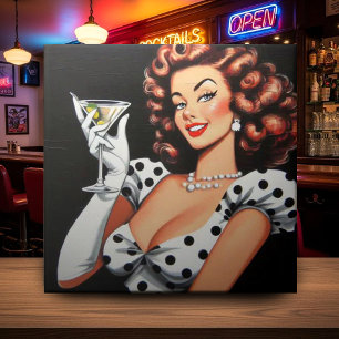 Schönheitstrank Pin Up Fliese
