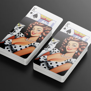 Schönheitstrank Pin Up Spielkarten