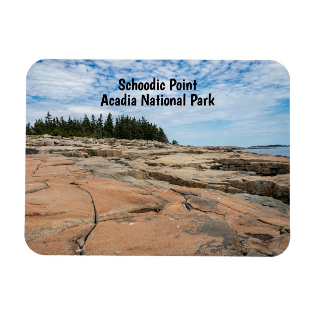 Schoodic Point im Acadia Nationalpark Magnet (Horizontal)