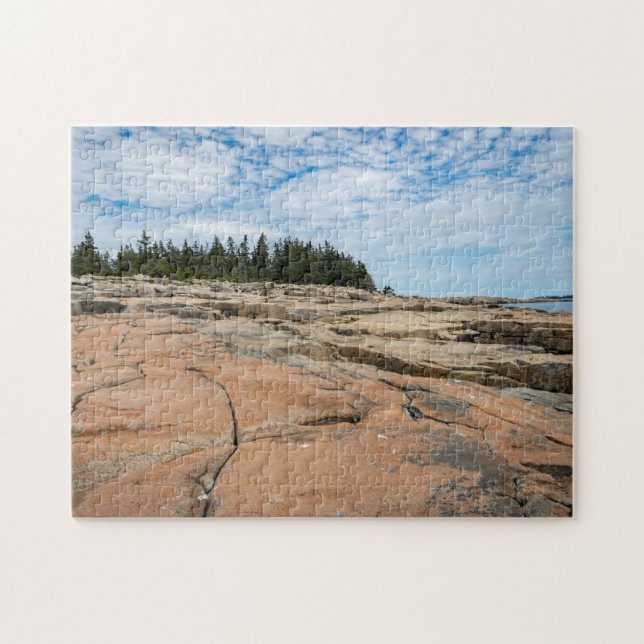 Schoodic Point im Acadia Nationalpark Puzzle (Horizontal)