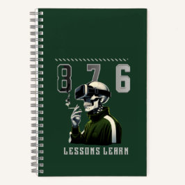 School 876 LESSONS LEARN Spiral Notebook Notizbuch