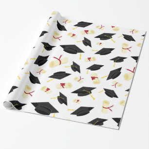 School Abschluss Herzlichen Glückwunsch Geschenkpapier