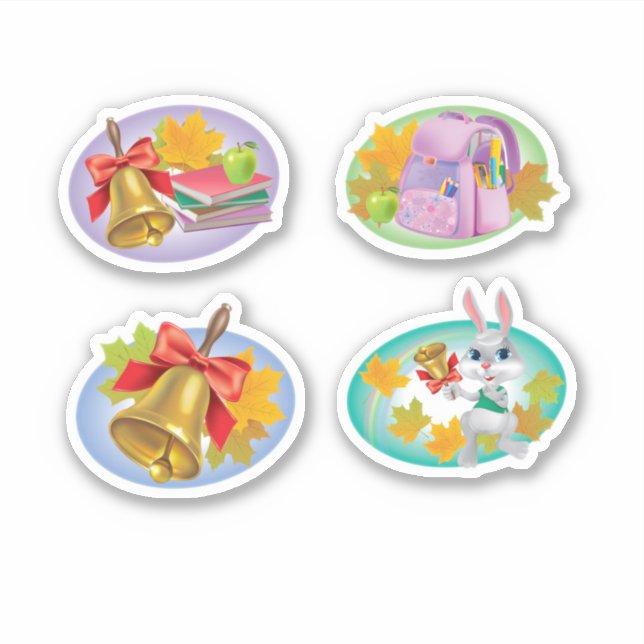 School Aufkleber (Vorderseite)