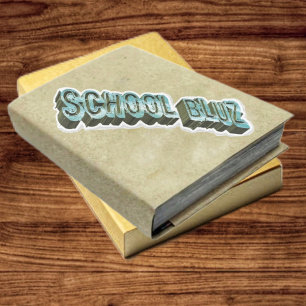 School Bluz-3D Aufkleber