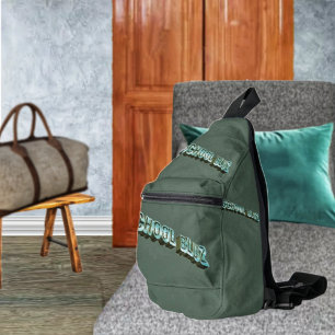 School Bluz-3D Crossbody Bag