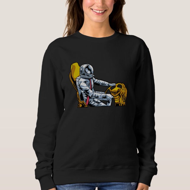 School Bus Driver Astronaut Space   Work Job Bus D Sweatshirt (Vorderseite)