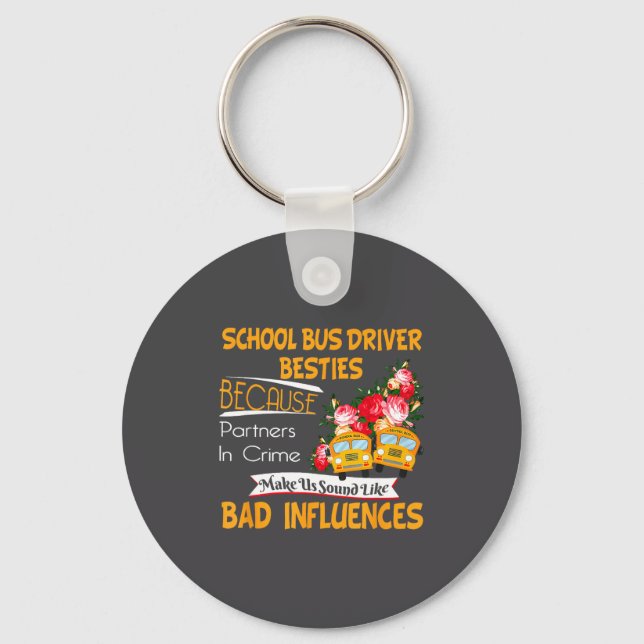 School Bus Driver Ies  Schlüsselanhänger (Vorderseite)
