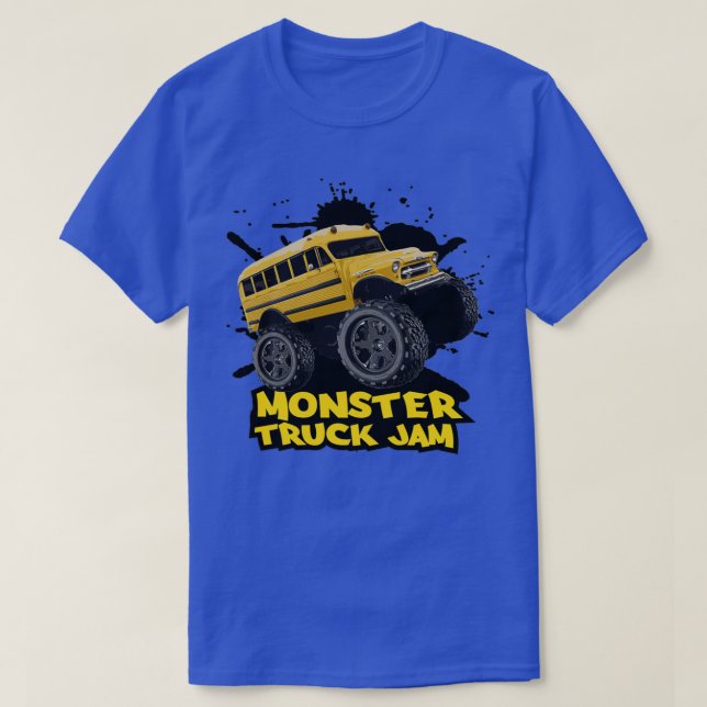 SCHOOL BUS MONSTER TRUCK JAM T-Shirt (Design vorne)